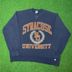 Vintage 90s Syracuse University Orangemen Crewneck, College Sweatshirt (XL)